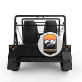 ROCKY MOUNTAIN WHITE CARBON FIBER TIRE COVER FOR MOKE