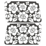 ROSES QUARTER WINDOW DRIVER & PASSENGER DECALS