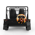 ROTTWEILER AUTUMN BLACK TIRE COVER FOR MOKE