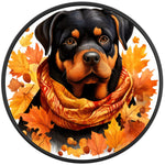 ROTTWEILER FALL BLACK TIRE COVER