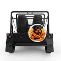 ROTTWEILER FALL WHITE CARBON FIBER TIRE COVER FOR MOKE