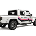 Retro Mountains Decal For Jeep Gladiator