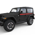 RACING SPORT 4X4 STRIPES BODY GRAPHIC DECAL FITS 2018+ JEEP WRANGLER 2 DOOR JLU