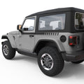 RACING SPORT 4X4 STRIPES DOOR DECAL FITS 2018+ JEEP WRANGLER 2 DOOR JLU