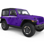 RACING SPORT 4X4 STRIPES BODY GRAPHIC DECAL FITS 2005-2017 JEEP WRANGLER 2 DOOR JKU