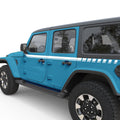 RACING SPORT 4X4 STRIPES DOOR DECAL FITS 2018+ JEEP WRANGLER 4 DOOR JLU