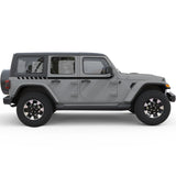 RACING SPORT 4X4 STRIPES SIDE GRAPHIC DECAL FITS 2005-2017 JEEP WRANGLER 4 DOOR JKU