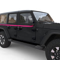 RACING SPORT 4X4 STRIPES BODY GRAPHIC DECAL FITS 2005-2017 JEEP WRANGLER 4 DOOR JKU