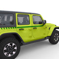 RACING SPORT 4X4 STRIPES DOOR DECAL FITS 2005-2017 JEEP WRANGLER 4 DOOR JKU