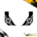 Rear Panel Army Star Decal For Jeep Gladiator