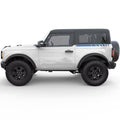 REAR QUARTER PANEL STRIPES SIDE GRAPHIC DECAL FITS 2021+ FORD BRONCO 2 DOOR