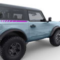 REAR QUARTER PANEL STRIPES DOOR DECAL FITS 2023 FORD BRONCO 2 DOOR