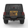 RETIRED NOW FINDING BIGFOOT BLACK CARBON FIBER TIRE COVER