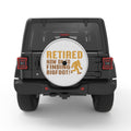 RETIRED NOW FINDING BIGFOOT SILVER CARBON FIBER TIRE COVER