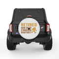 RETIRED NOW FINDING BIGFOOT PEARL  WHITE CARBON FIBER TIRE COVER