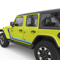 RETRO BODY STRIPE DOOR DECAL FITS 2018+ JEEP WRANGLER 4 DOOR JLU