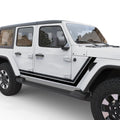 RETRO BODY STRIPE BODY GRAPHIC DECAL FITS 2005-2017 JEEP WRANGLER 4 DOOR JKU