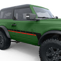 RETRO DASHED LINES BODY GRAPHIC DECAL FITS 2023 FORD BRONCO 2 DOOR