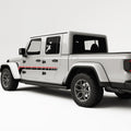 Retro Dashed Lines Decal For Jeep Gladiator