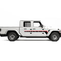 Retro Dashed Lines Decal For Jeep Gladiator