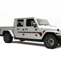 Retro Dashed Lines Decal For Jeep Gladiator
