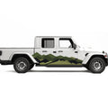 Retro Mountain Graphics Decal For Jeep Gladiator