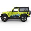 RETRO MOUNTAIN GRAPHICS SIDE GRAPHIC DECAL FITS 2018+ JEEP WRANGLER 2 DOOR JL