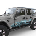 RETRO MOUNTAIN GRAPHICS BODY GRAPHIC DECAL FITS 2018+ JEEP WRANGLER 4 DOOR JLU