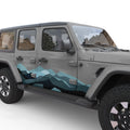 RETRO MOUNTAIN GRAPHICS BODY GRAPHIC DECAL FITS 2005-2017 JEEP WRANGLER 4 DOOR JKU
