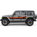 RETRO MOUNTAIN STRIPES SIDE GRAPHIC DECAL FITS 2018+ JEEP WRANGLER 4 DOOR JLU