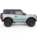 RETRO STRIPES SIDE GRAPHIC DECAL FITS 2025 FORD BRONCO 2 DOOR