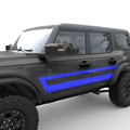 RETRO STRIPES BODY GRAPHIC DECAL FITS 2021+ FORD BRONCO 4 DOOR