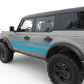 RETRO STRIPES DOOR DECAL FITS 2021+ FORD BRONCO 4 DOOR