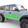 RETRO STRIPES BODY GRAPHIC DECAL FITS 2024 FORD BRONCO 4 DOOR