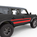 RETRO STRIPES DOOR DECAL FITS 2024 FORD BRONCO 4 DOOR