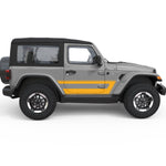 RETRO STRIPES SIDE GRAPHIC DECAL FITS 2005-2017 JEEP WRANGLER 2 DOOR JK