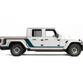 Retro Two Tone Side Stripe Decal For Jeep Gladiator