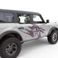 RIPPED US FLAG ARMY STAR DOOR DECAL FITS 2024 FORD BRONCO 4 DOOR