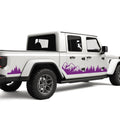 Rocker Panel Mountain Forest Decal For Jeep Gladiator