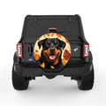ROTTWEILER AUTUMN BLACK TIRE COVER