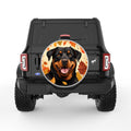 ROTTWEILER AUTUMN SILVER CARBON FIBER TIRE COVER