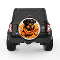 ROTTWEILER FALL SILVER CARBON FIBER TIRE COVER