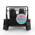 SALTLY SOUL SEA TURTLE SILVER CARBON FIBER TIRE COVER FOR MOKE