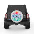SALTY SOUL SEA TURTLE SILVER CARBON FIBER TIRE COVER