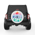 SALTY SOUL SEA TURTLE PEARL  WHITE CARBON FIBER TIRE COVER