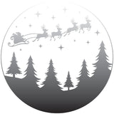 SANTAS SLEIGH CHRISTMAS NIGHT FOREST