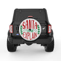 SANTA I CAN EXPLAIN PEARL  WHITE CARBON FIBER TIRE COVER