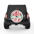 SANTA I CAN EXPLAIN WHITE TIRE COVER
