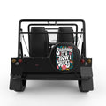 SARCASM IS HOW I HUG BLACK TIRE COVER FOR MOKE