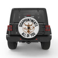 SARCASTIC JESUS SILVER CARBON FIBER TIRE COVER